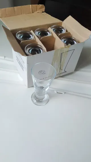 Juego 6 vasos chupito Villa Massa 70cc