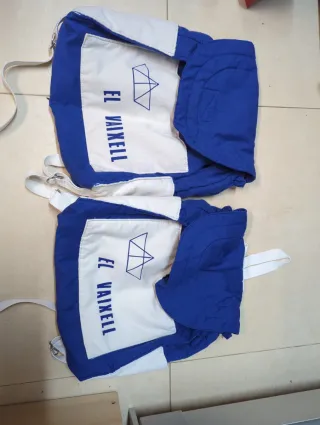 Lote 2 Mochilas Guardería Azul y Blanco