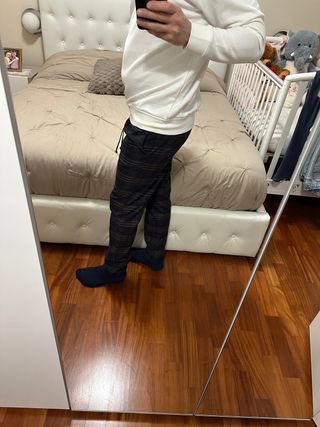 Pantaloni H&M Uomo Tg. S Fantasia a Quadri