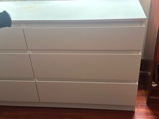 Cajonera blanca 6 cajones