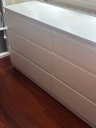 Cajonera blanca 6 cajones