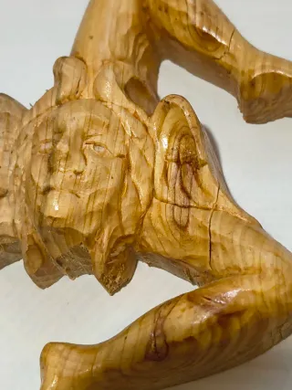 Trinacria Legno Cm.12 Scultura