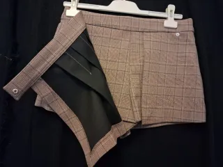 Falda pantalón Zara cuadros