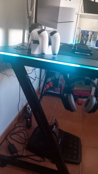 Mesa Gamer con Luces LED