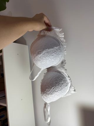 Sujetador push up blanco 90D sin estrenar