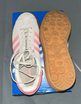 Adidas Gazelle Bold J Beige/Rosa Talla 38
