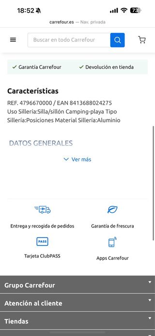 Sillas de playa plegables azules