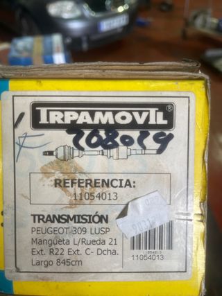 Transmisión Dcha. Peugeot 309 LUSP