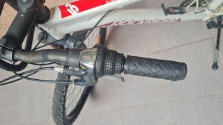 Rockrider + candados + bolsa = pack