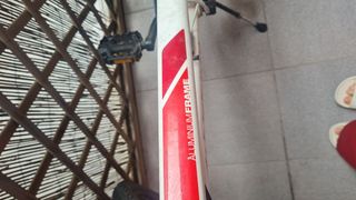 Rockrider + candados + bolsa = pack