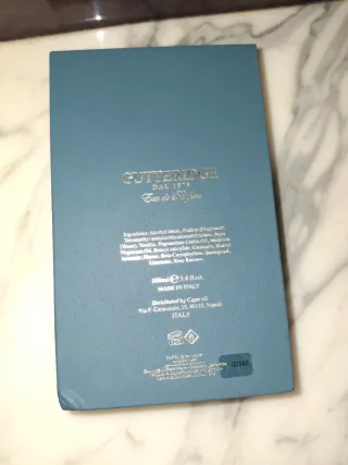 Scatola profumo Green Gutteridge