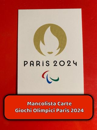 Carte Giochi Olimpici Paris 2024 Mancolista