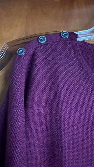 Vestido Sfera Lana Morado Talla Única