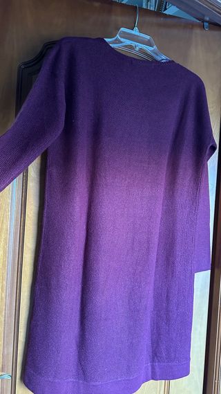 Vestido Sfera Lana Morado Talla Única