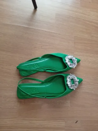 Zapatos Zara Verdes Joya