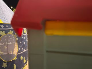 Piccola casa pieghevole per bambini da giardino