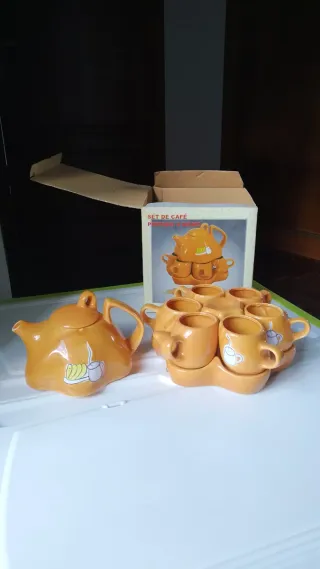 Juego de té o café de cerámica