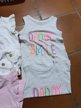 Lote 5 chalecos niña 9/12 meses