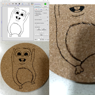 Grabadora láser portátil