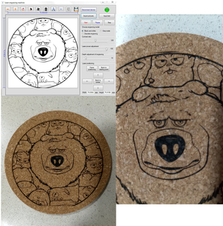 Grabadora láser portátil