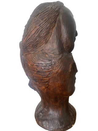 Scultura in terracotta dipinta Enrico Carmassi