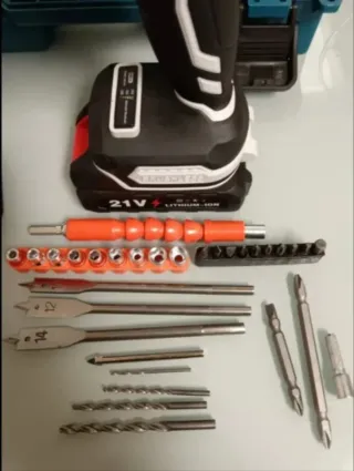 Taladro Atornillador Recargable (2 Baterías)