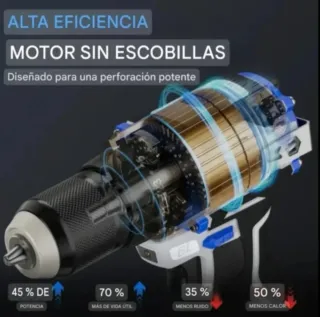 Taladro Atornillador Recargable (2 Baterías)