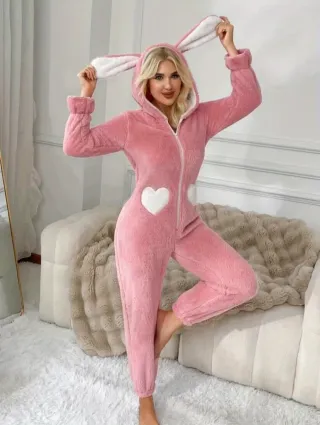 PIJAMA NUEVO ENTERO DE CONEJITA O DISFRAZ CARNAVA