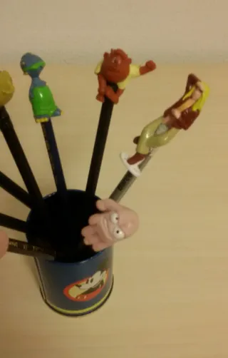 Portalápices con figuras divertidas 2x1 euro