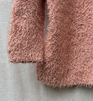 Jersey suéter punto, XL, rosa coral.