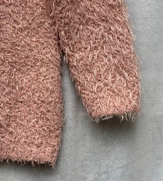 Jersey suéter punto, XL, rosa coral.