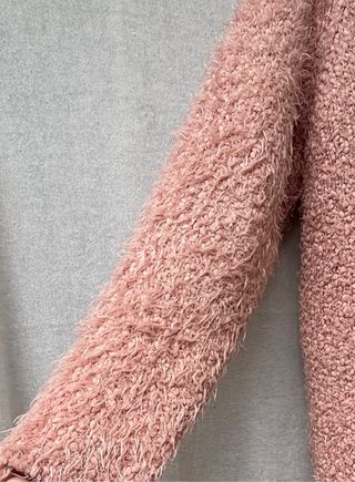 Jersey suéter punto, XL, rosa coral.