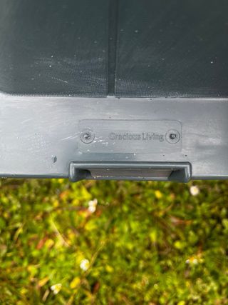 Caseta perro grande gris/verde