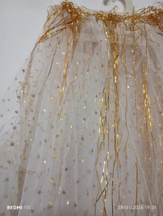 Disfraz Ángel Blanco y Dorado