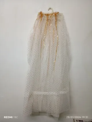 Disfraz Ángel Blanco y Dorado