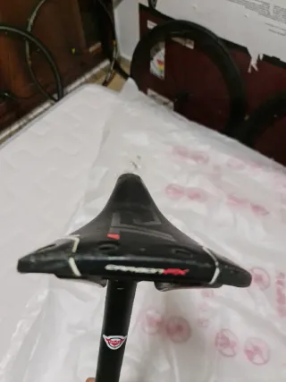 Sillín Selle Italia Carbono con Tija