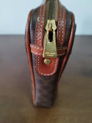 Pochette Celine Triomphe vintage in pelle