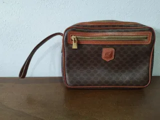 Pochette Celine Triomphe vintage in pelle