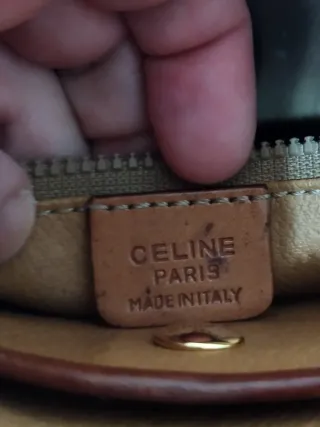 Pochette Celine Triomphe vintage in pelle