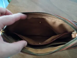 Pochette Celine Triomphe vintage in pelle