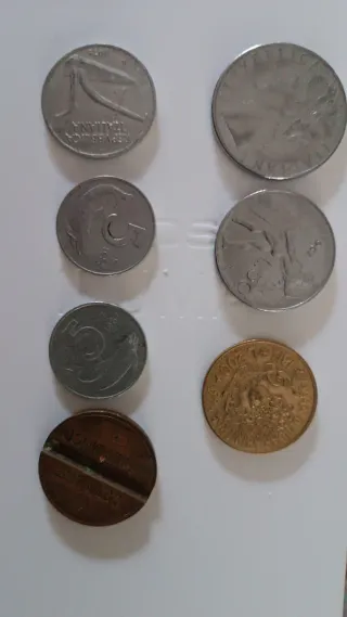 Lotto di 7 monete