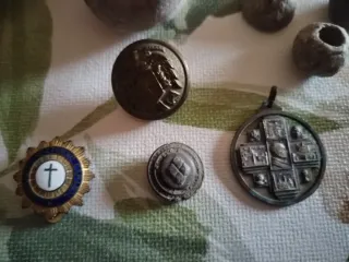 Lote de objetos antiguos y curiosos