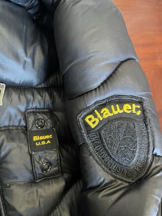 Blauer Giubbotto Nero Opaco Taglia M