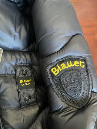 Blauer Giubbotto Nero Opaco Taglia M