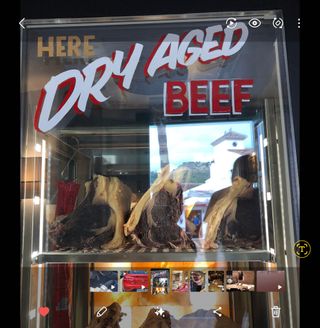 Cava de maduración de carne poco usada