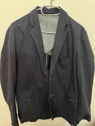 Americana de traje a cuadros