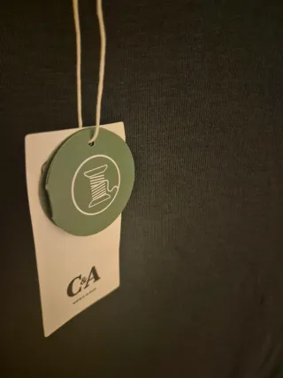 Camiseta C&A Viscosa Azul Talla XL