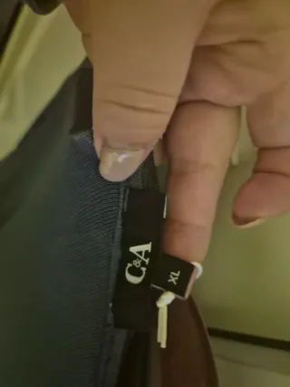 Camiseta C&A Viscosa Azul Talla XL