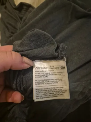 Camiseta C&A Viscosa Azul Talla XL