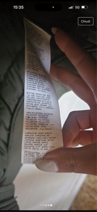 Bwkids giubbotto verde con cappuccio